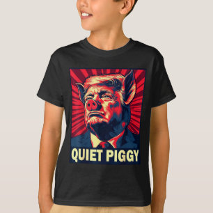 Quiet Ggy Snarky Litical G Joke Design T-Shirt