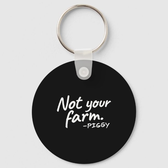 Quiet Ggy Woman’s Sarcastic Answer  Key Ring (Front)