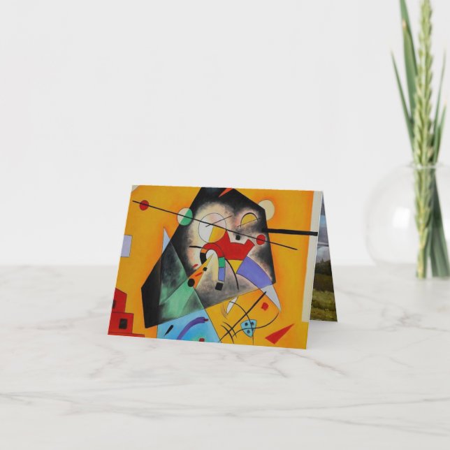 Quiet Harmony Wassily Kandinsky Card (Front)