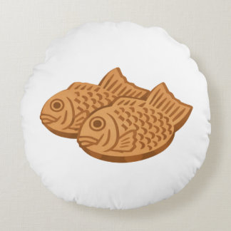 Quiet Icons – Japanese Taiyaki Round Cushion