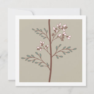 Quiet Japandi Floral Art Card