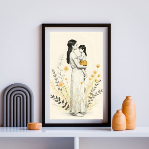Quiet Joy in Her Arms Poster
