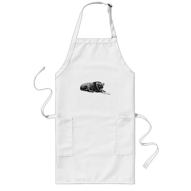 Quiet Kitchen Dog Apron (Front)
