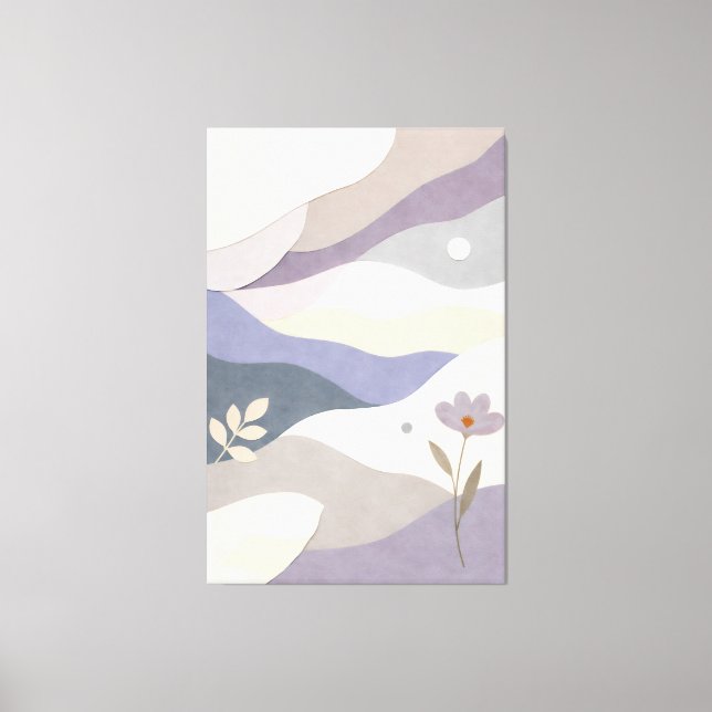 Quiet Layers Canvas Print (Front)