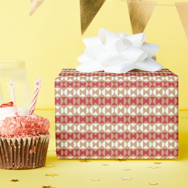 Quiet Luxury Designer Pattern Tote Bag Wrapping Paper (Birthday Party)