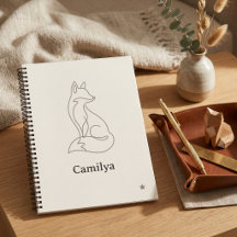 Quiet Luxury Line Art Animal Personalised Kids 