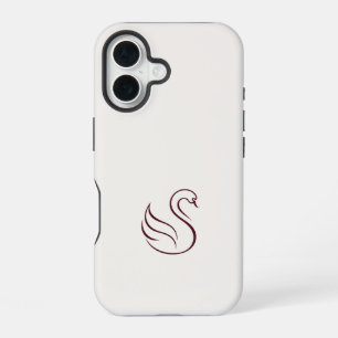 Quiet Luxury Minimalist Swan Tough Phone Case   Ae