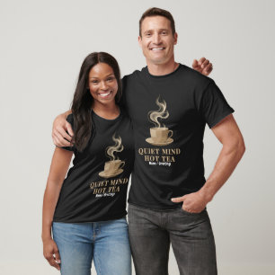 Quiet Mind Hot Tea Minimalist Premium Aesthetic T-Shirt