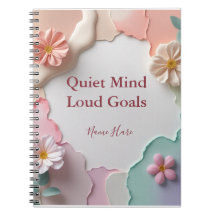 Quiet Mind Loud Goals – Custom Name Motivational B
