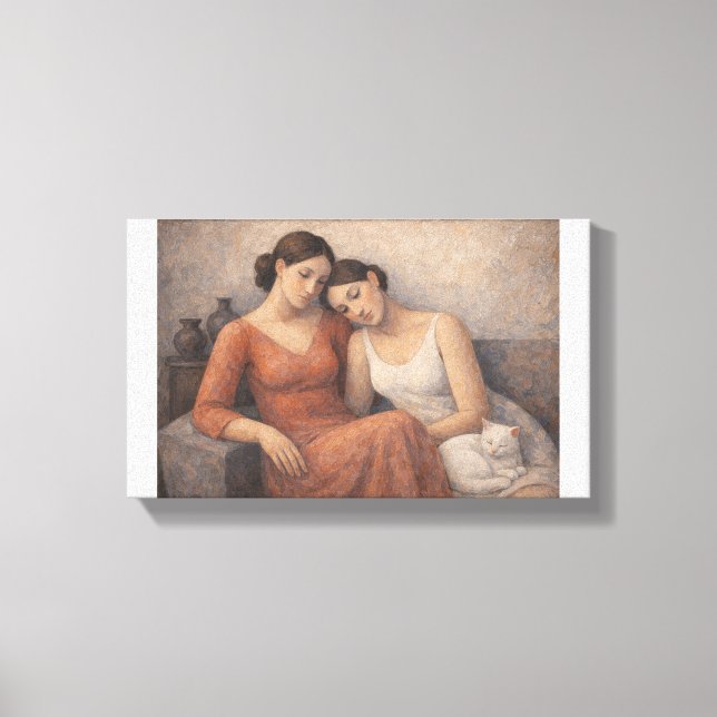 QUIET MOMENTS TOGETHER CANVAS PRINT (Front)