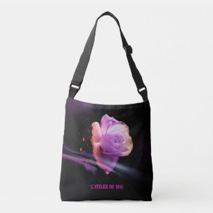"Quiet Night Rose #2" Crossbody Bag