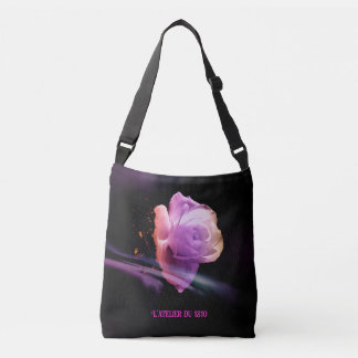 "Quiet Night Rose #2" Crossbody Bag