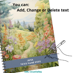 Quiet path through  forest notebook
