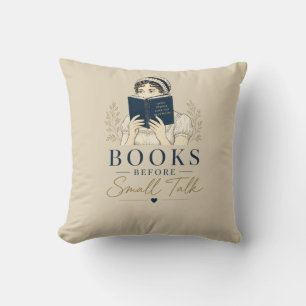 Quiet People Have the Best Plots Books Before Smal Cushion