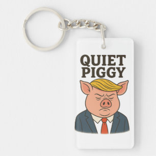 Quiet piggy key ring
