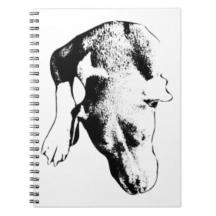 Quiet Plans—Resting Pitbull Mix Notebook