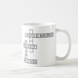 Quiet Please - Crossword Coffee Mug