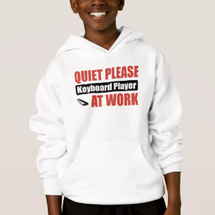 Quiet Please Keyboard Player At Work
