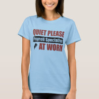 Quiet Please Payroll Specialist At Work