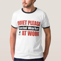 Quiet Please Social Worker At Work