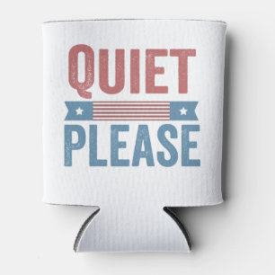 Quiet Please Trump Harris Debate President  Can Cooler