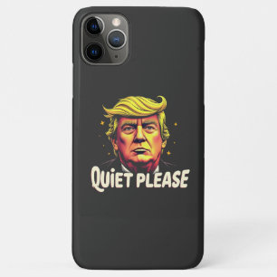 Quiet Please Trump Kamala President Debate Case-Mate iPhone Case