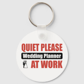 Quiet Please Wedding Planner At Work Key Ring