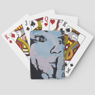 Quiet Poker Face Playing Cards