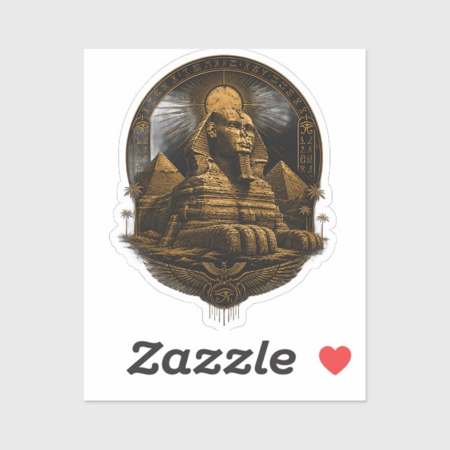 Quiet Power | Great Sphinx Egypt Design (Sheet)