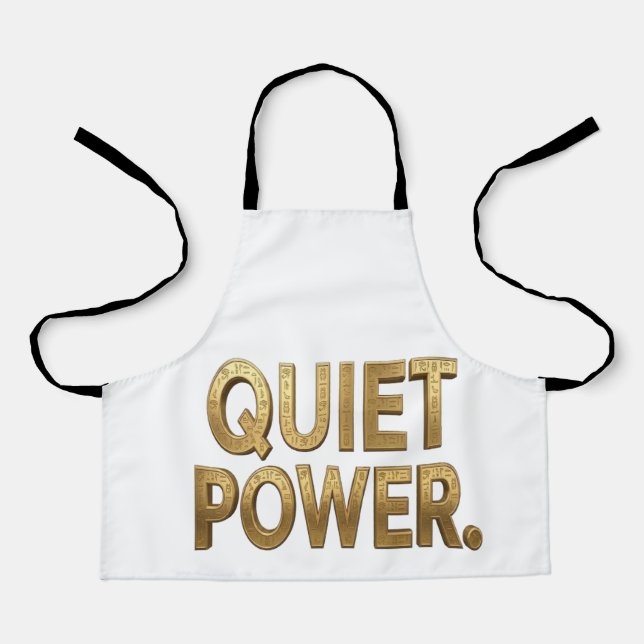 Quiet Power | Great Sphinx Egypt Design Apron (Front)