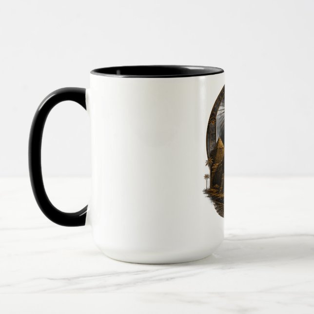 Quiet Power | Great Sphinx Egypt Design Mug (Left)