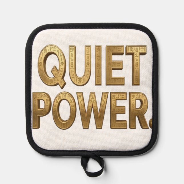 Quiet Power | Great Sphinx Egypt Design Pot Holder (Front)