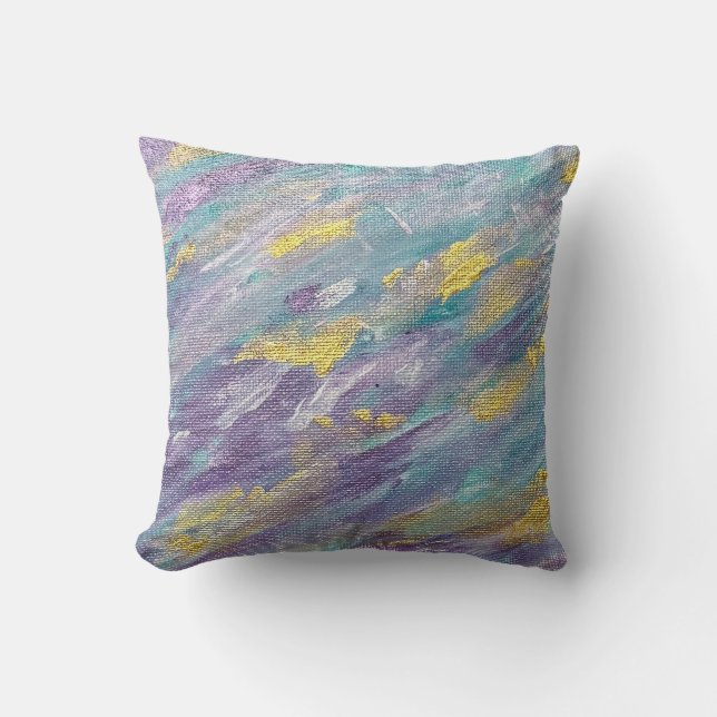 Quiet Reign Modern Art Cushion (Front)