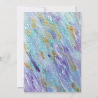 Quiet Reign Modern Art Invitation