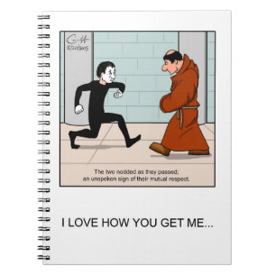 "Quiet Respect" Spiral Notebook