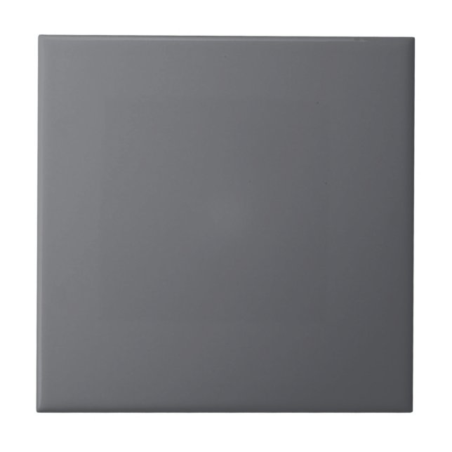 Quiet Shade of Grey Solid Colour Print, Neutral Tile (Front)
