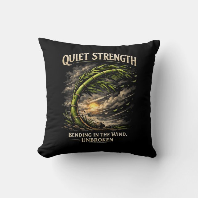 Quiet Strength Cushion (Front)