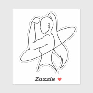 Quiet Strength Minimalist Woman Line Art