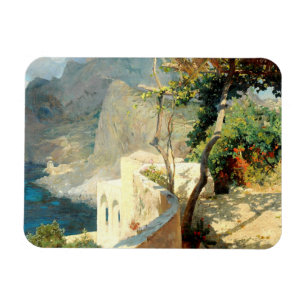 Quiet summer afternoon in Capri, Brioschi Othmar Magnet