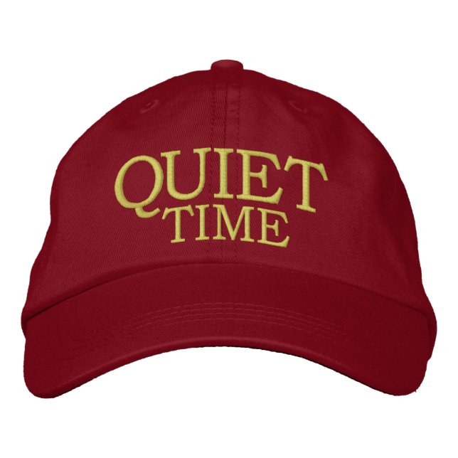 Quiet Time - Cap (Front)