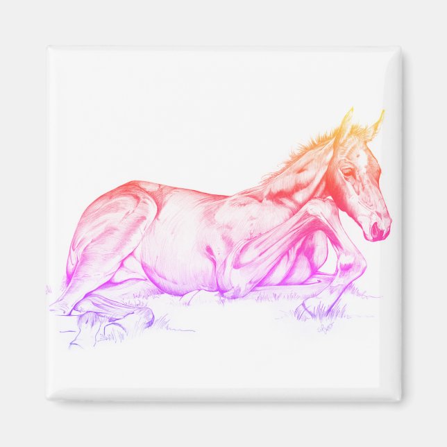 Quiet Time (rainbow) Magnet (Front)