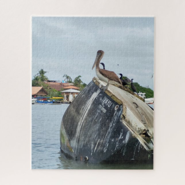 Quiet Watcher at Rio Dulce Jigsaw Puzzle (Vertical)