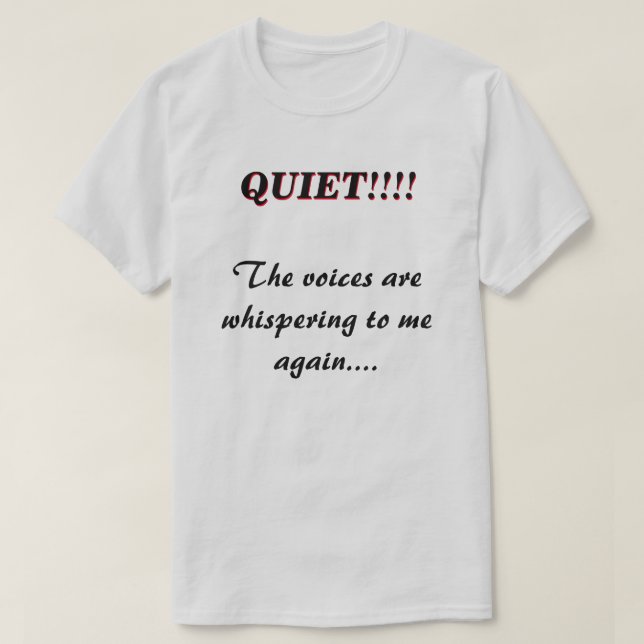 Quiet Whispering Voices LT T-Shirt (Design Front)