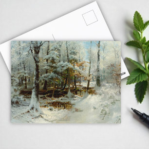  Quiet Winter Afternoon by William Baker, Fine Art Postcard