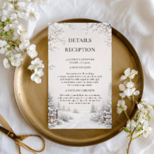 Quiet Winter Meadow Beneath Enclosure Card