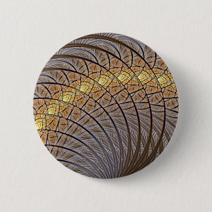 Quiet Wolf Moon 6 Cm Round Badge