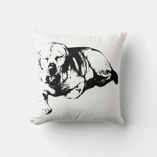 Quiet Yawn, Cosy Labrador Cushion