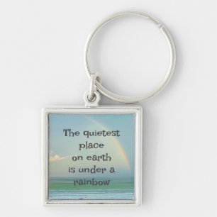 Quietest Place Keychain