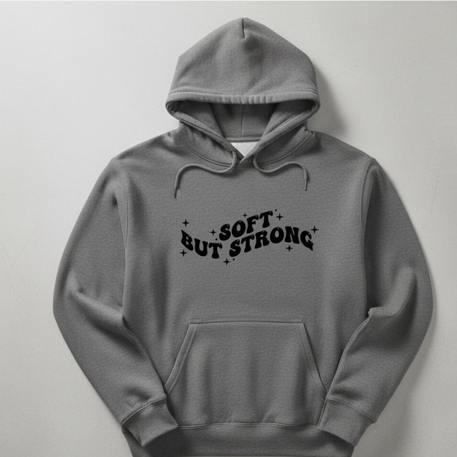 Quietly Becoming Bold Retro Typography Design Hoodie (Creator Uploaded)