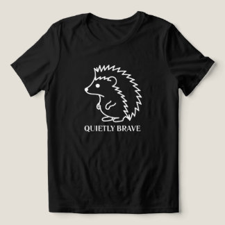 Quietly Brave Hedgehog Tri-Blend Shirt